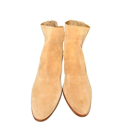 Antonio Melani Womens Genuine Camel Suede Leather Boho Western Ankle Boots 9M - Picture 13 of 13